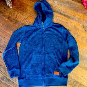 Navy Quicksilver hooded zip-up